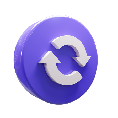 Recargar  3D Icon