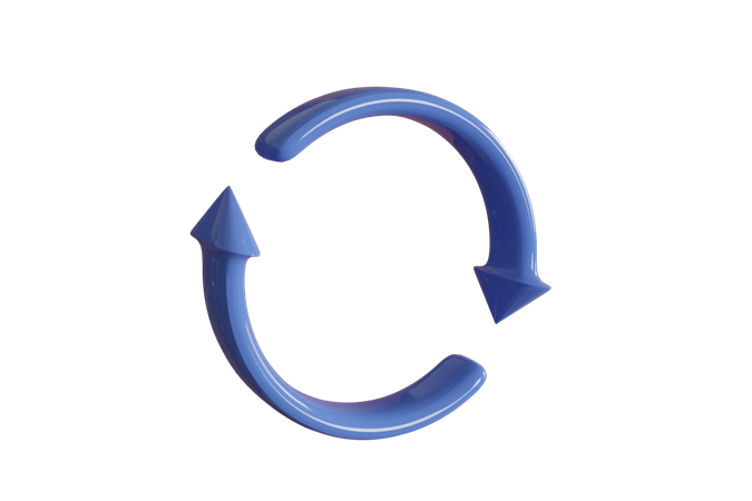 Recargar  3D Icon