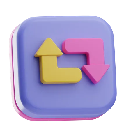 Recargar  3D Icon