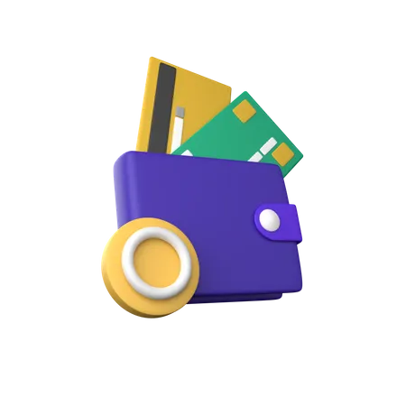 Recarregar carteira  3D Icon