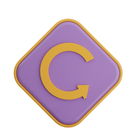 Seta de recarga  3D Icon
