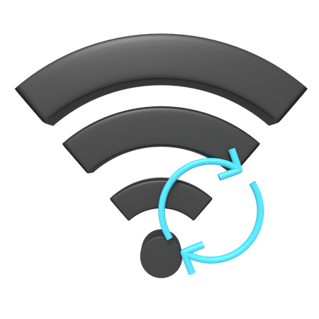 Recarregar wi-fi  3D Icon