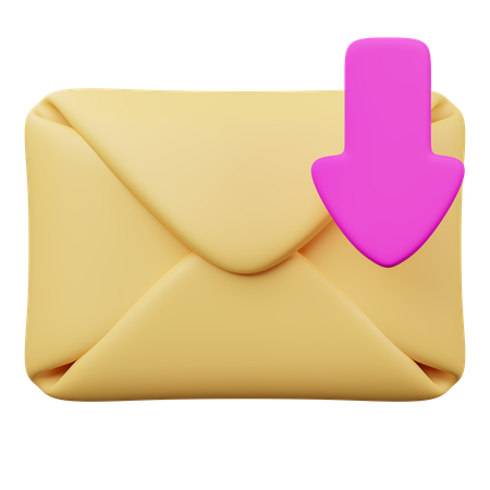 Receber e-mail  3D Icon