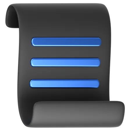 Receipt  3D Icon