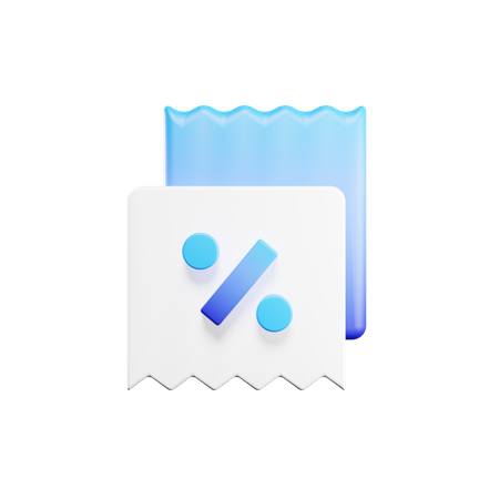 Receipt  3D Icon