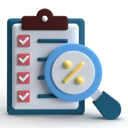 Receipt  3D Icon