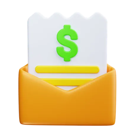 Receipt  3D Icon