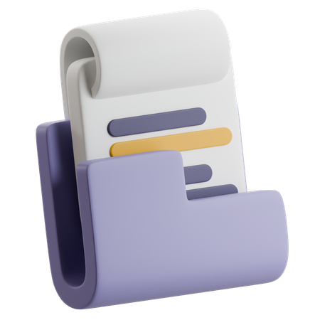 Receipt Printer  3D Icon