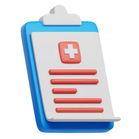 Bloco de prescrição  3D Icon