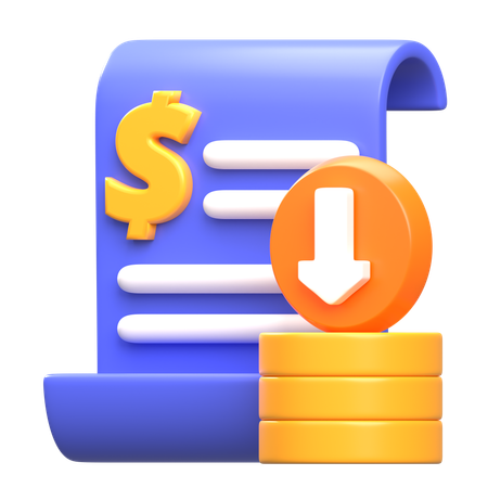 Receivables  3D Icon