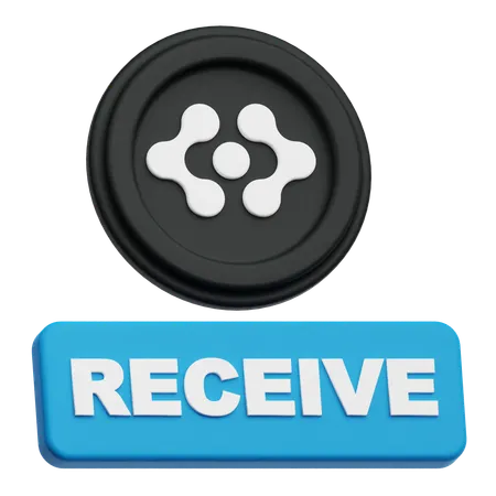 Receive Artificial Super Intelligence Alliance Token  3D Icon