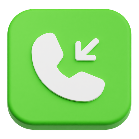 Receive Call  3D Icon