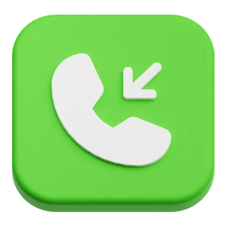 Receive Call  3D Icon