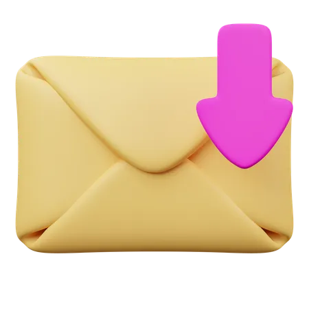 Receive Mail  3D Icon