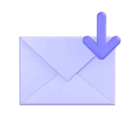 Receive Mail  3D Icon
