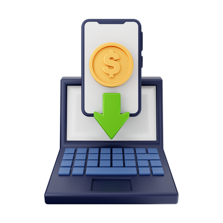 Receive Moeny  3D Icon