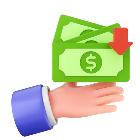 Receive Money  3D Icon