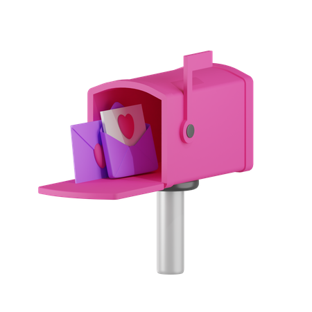 Received Love Letter  3D Icon