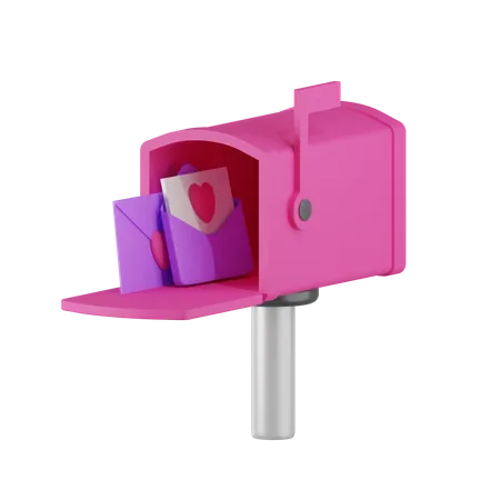 Received Love Letter  3D Icon