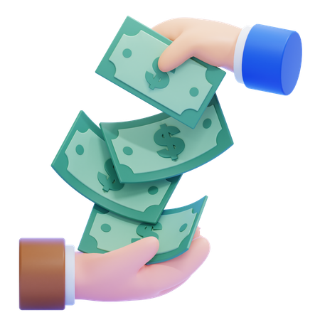 Receiving Bribe  3D Icon
