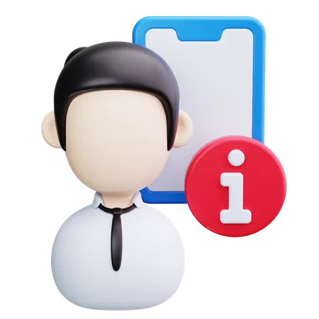 Recepcionista  3D Icon