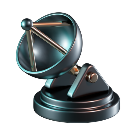 Récepteur satellite  3D Icon