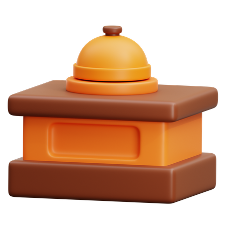 Reception Bell  3D Icon