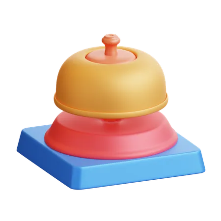 Reception Bell  3D Icon