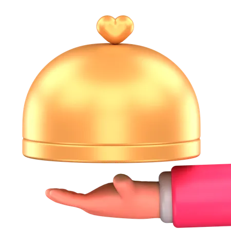 Cloche de réception  3D Icon