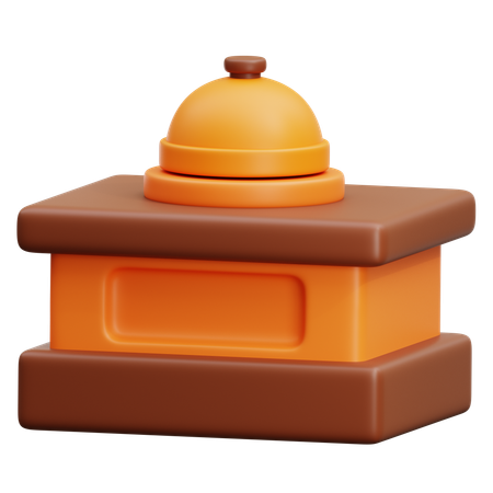 Sonnette de réception  3D Icon