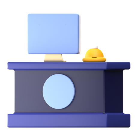 Receptionist  3D Icon