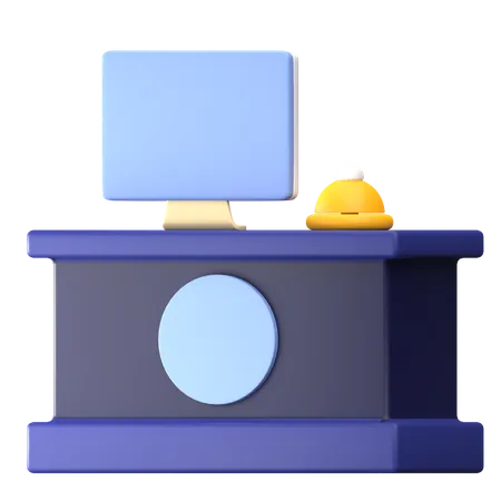 Receptionist  3D Icon