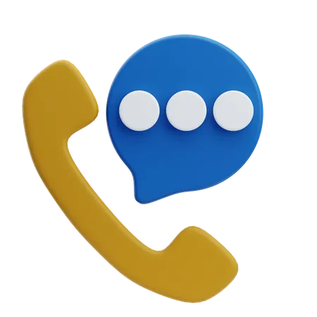 Receptionist Phone  3D Icon