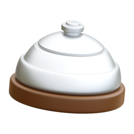 Cloche de la réceptionniste  3D Icon