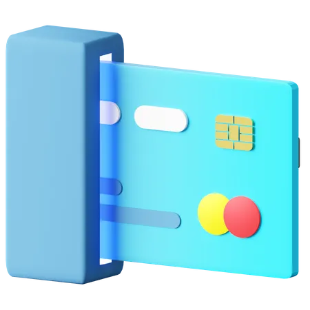 Receptor de cartão de crédito  3D Icon