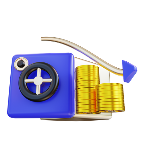 Recession  3D Icon