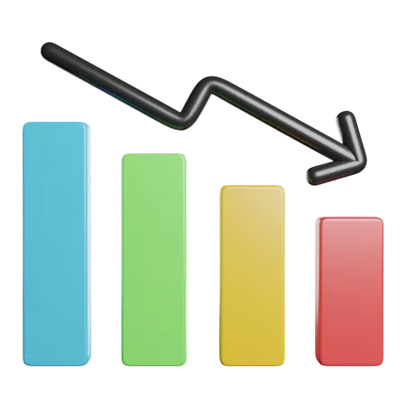 Recession  3D Icon