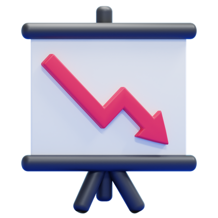 RECESSION  3D Icon