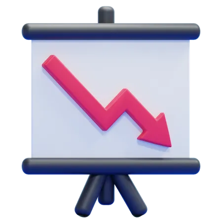 RECESSION  3D Icon