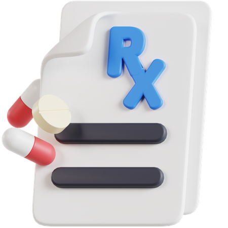 Prescripción  3D Icon