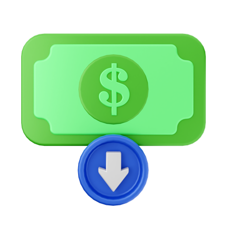 Recevoir de l'argent  3D Icon