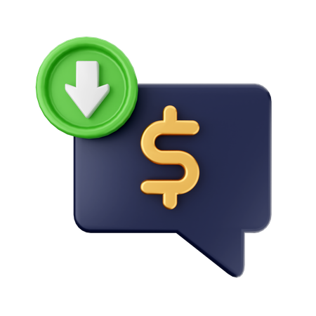 Recevoir de l'argent  3D Icon