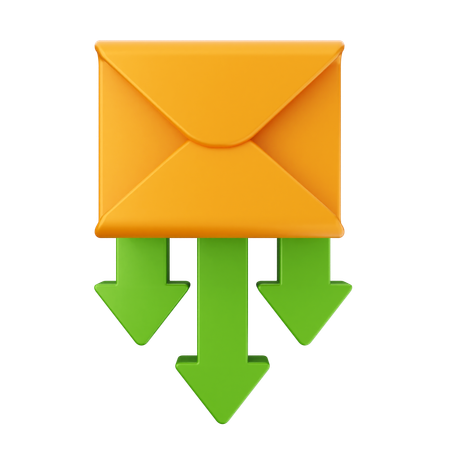 Recevoir un e-mail  3D Icon