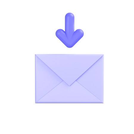 Recevoir du courrier  3D Icon