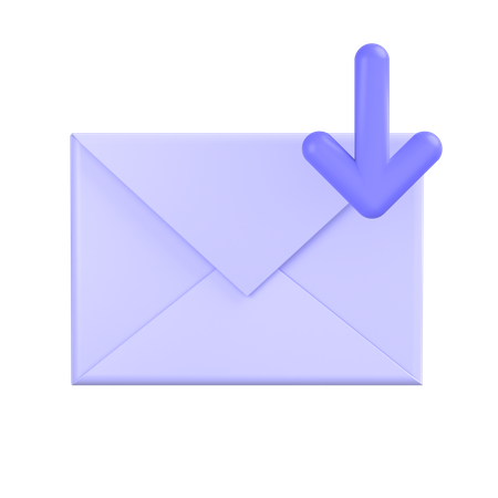 Recevoir du courrier  3D Icon