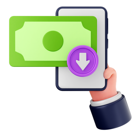 Paiement reçu  3D Icon