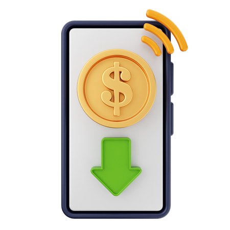 Paiement reçu  3D Icon