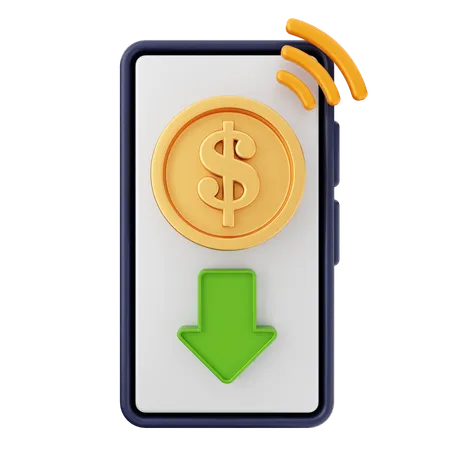 Paiement reçu  3D Icon