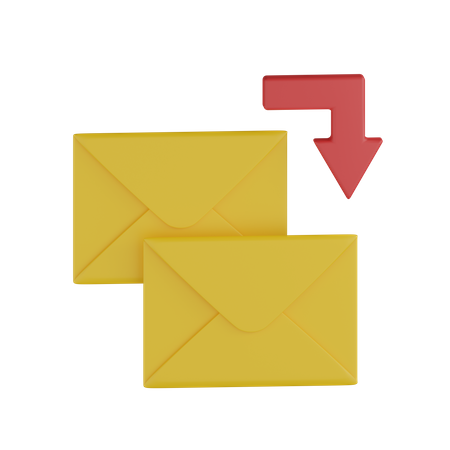 Recevoir un message  Icône 3D