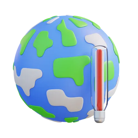 Le réchauffement climatique  3D Icon